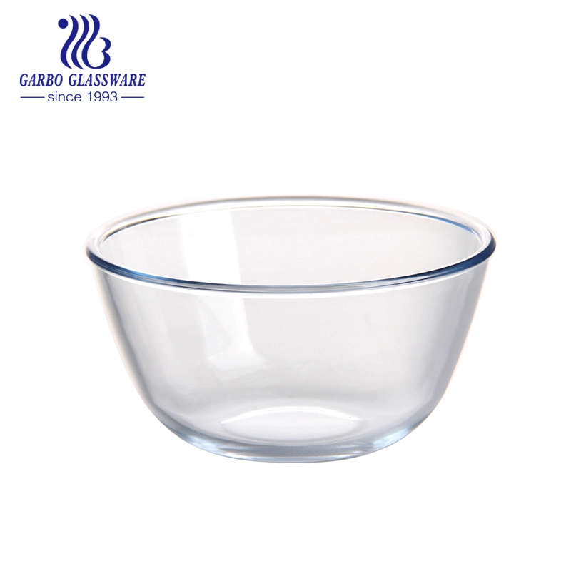Luxury 2L Heat-Resistant Microwave Safe Disinfection Tableware Borosilicate Glass Bowl Custom Different Glass Baking Bowls for Mixing Salad Fruit with Printing