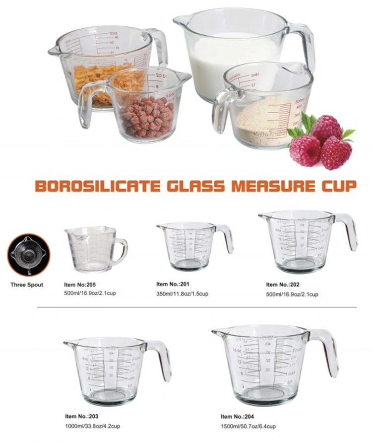 1000 Ml Borosilicate Glass Measuring Cup