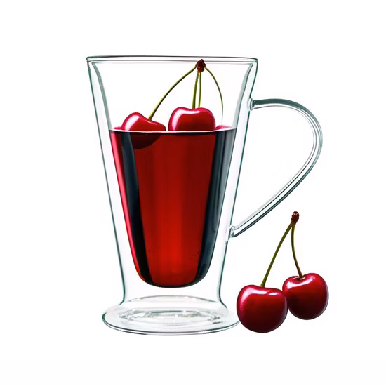 Glasses and Cups Dinnerware Borosilicate Double Wall Glass Kitchenware Glassware Coffee Tea Water Milk Wine Beer Drinking Cup Mugs