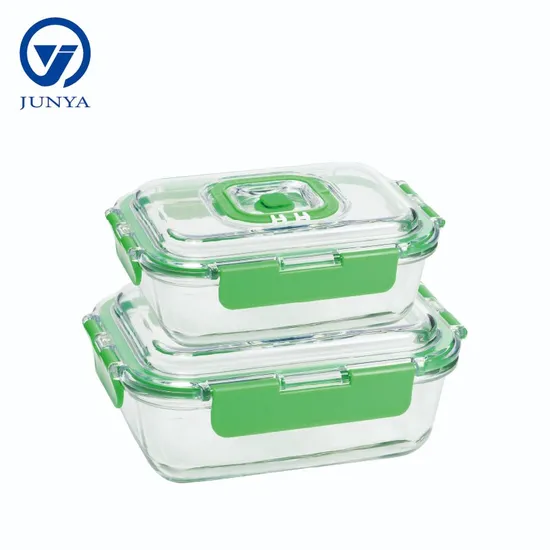 Premium Airtight Borosilicate Glass Food Storage Containers Set 