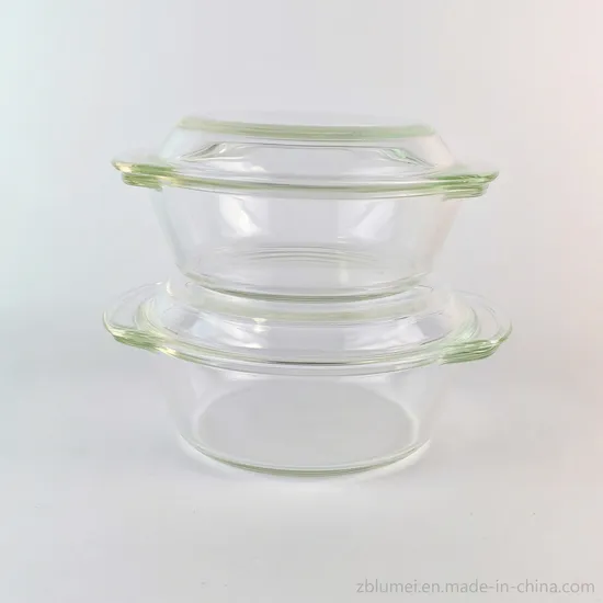 Heat Resistant Bakeware Borosilicate Glass Ovenware Kitchen Oven Deep Soup Baking/Roasting/Cooking Pan Casserole Dishes 