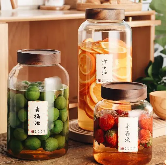 Borosilicate Material Glass Container for Food Storage 