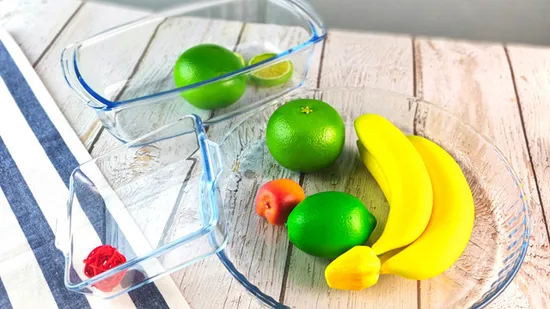 Heat Resistant Baker Kitchen Ovenware Borosilicate Glass Loaf Bread Maker Bakeware 