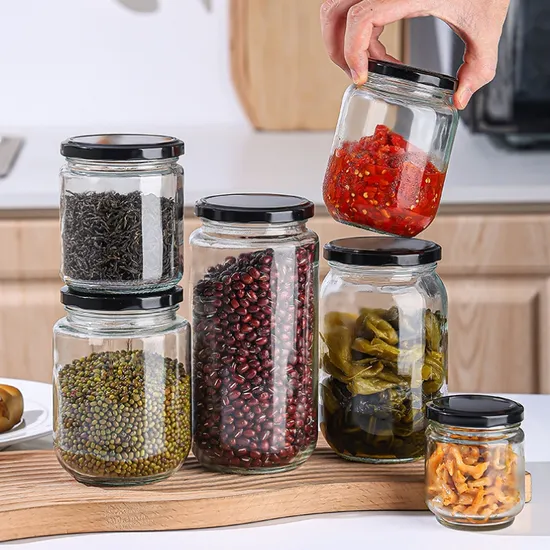 Eco Friendly High Borosilicate Glass Bowl Food Container Salad Glassware 