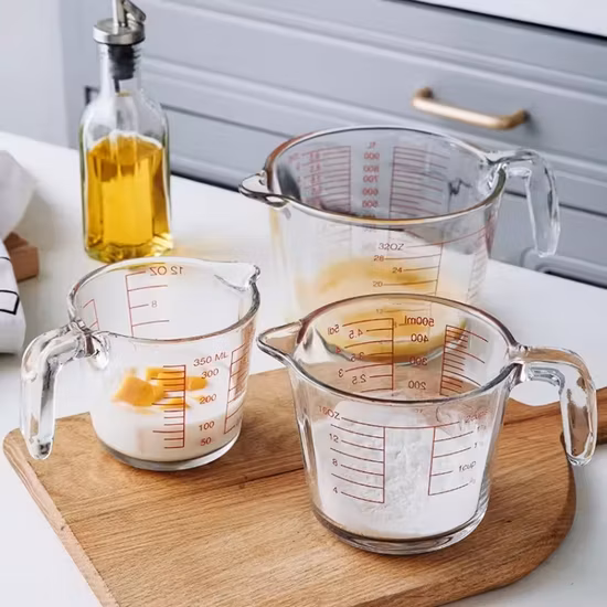 Wholesale Borosilicate Glass Measuring Jug Pyrex Glass Measuring Cup