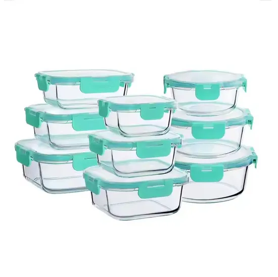 High Borosilicate Glass Food Container 